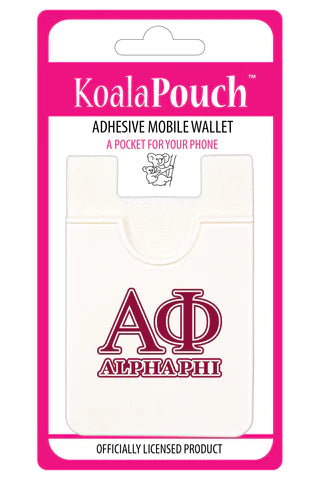 Alpha Phi Letter Phone Wallet