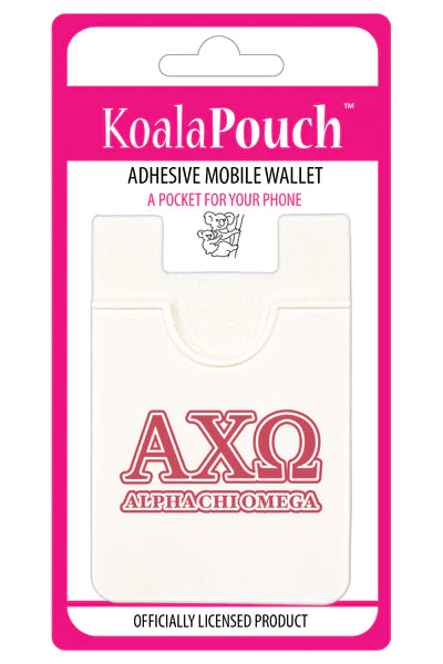 Alpha Chi Omega Letter Phone Wallet