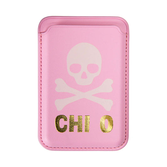 Chi Omega Magnetic Phone Wallet