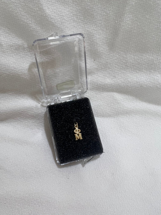 Phi Mu 10k Gold Lavalier