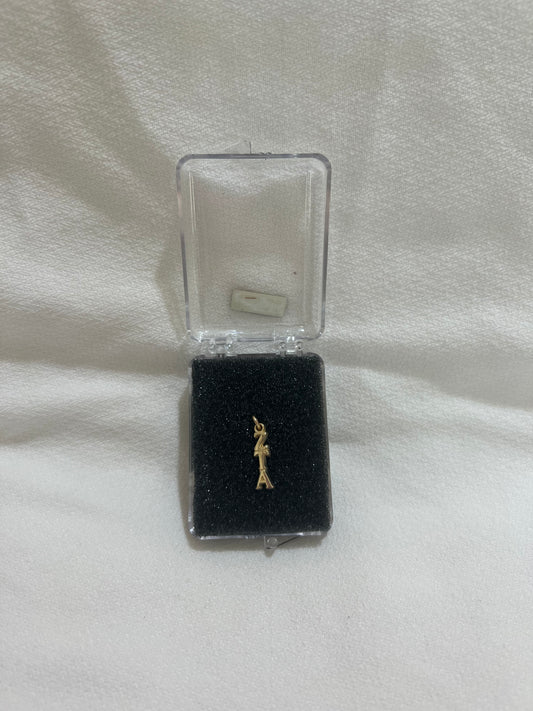 Zeta Tau Alpha 10k Gold Lavalier