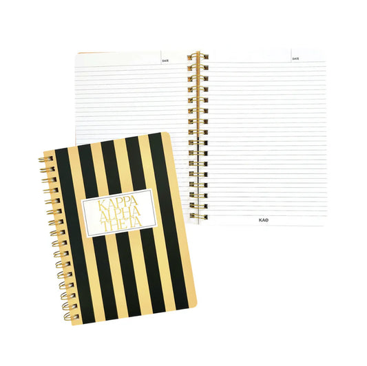 Kappa Alpha Theta Stripe Notebook