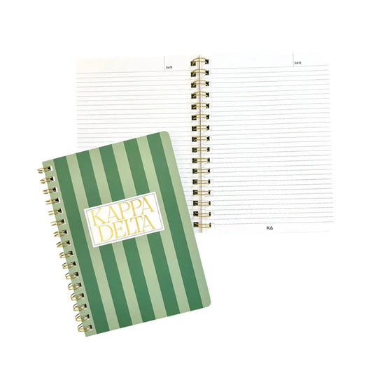 Kappa Delta Stripe Notebook