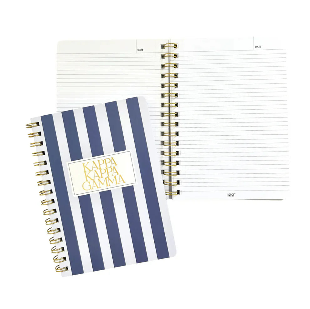 Kappa Kappa Gamma Stripe Notebook