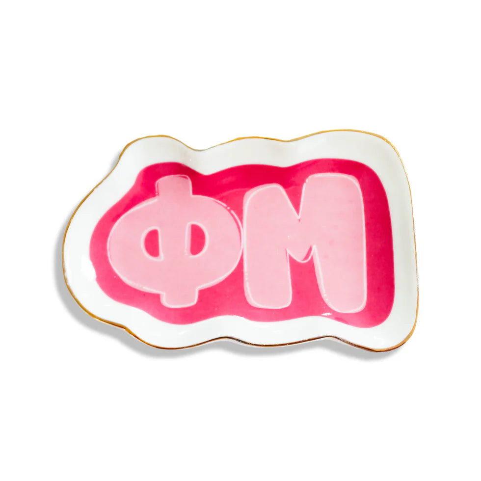 Phi Mu Trinket Tray