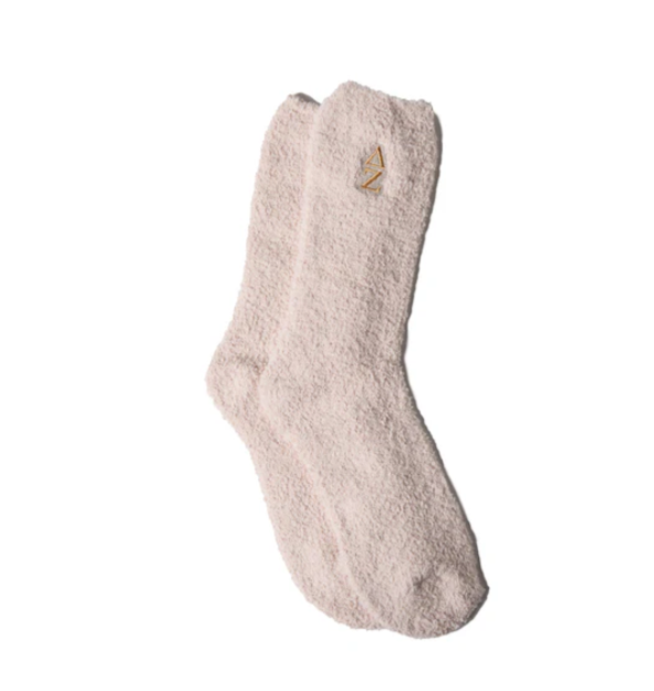 Delta Zeta Fuzzy Socks