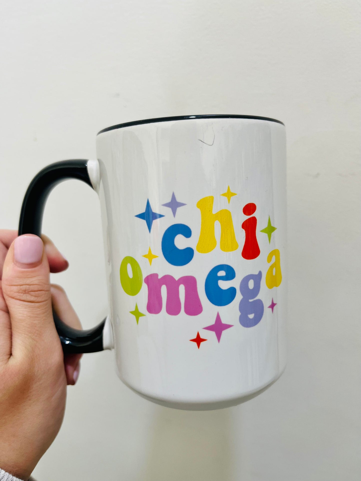 Chi Omega Optimist Mug