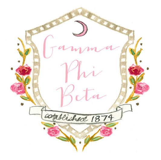 Gamma Phi Beta Motif Decal