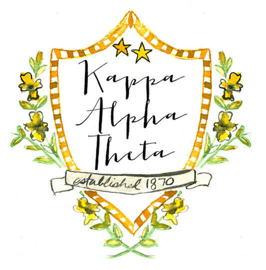Kappa Alpha Theta Motif Decal