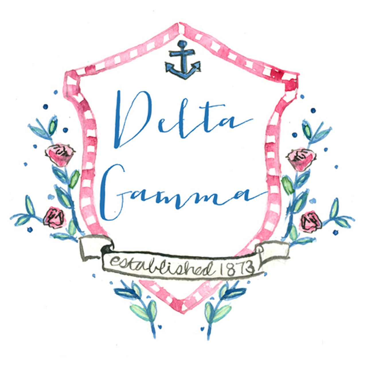Delta Gamma Motif Decal
