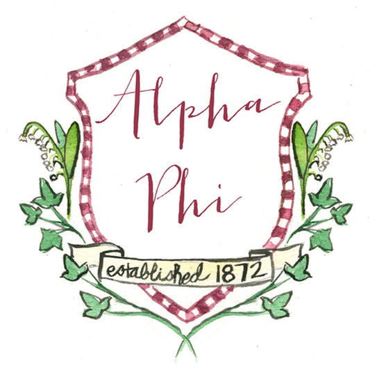 Alpha Phi Motif Decal