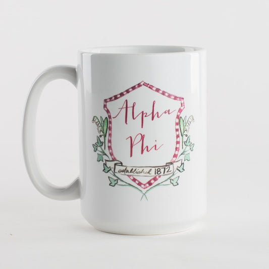 Alpha Phi Motif Mug