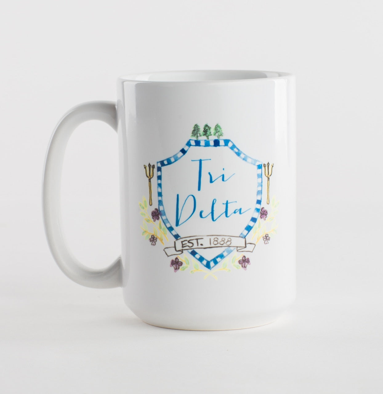 Delta Delta Delta Motif Mug