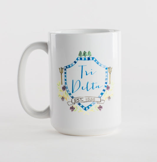 Delta Delta Delta Motif Mug