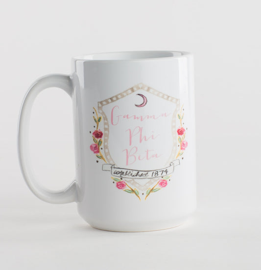 Gamma Phi Beta Motif Mug