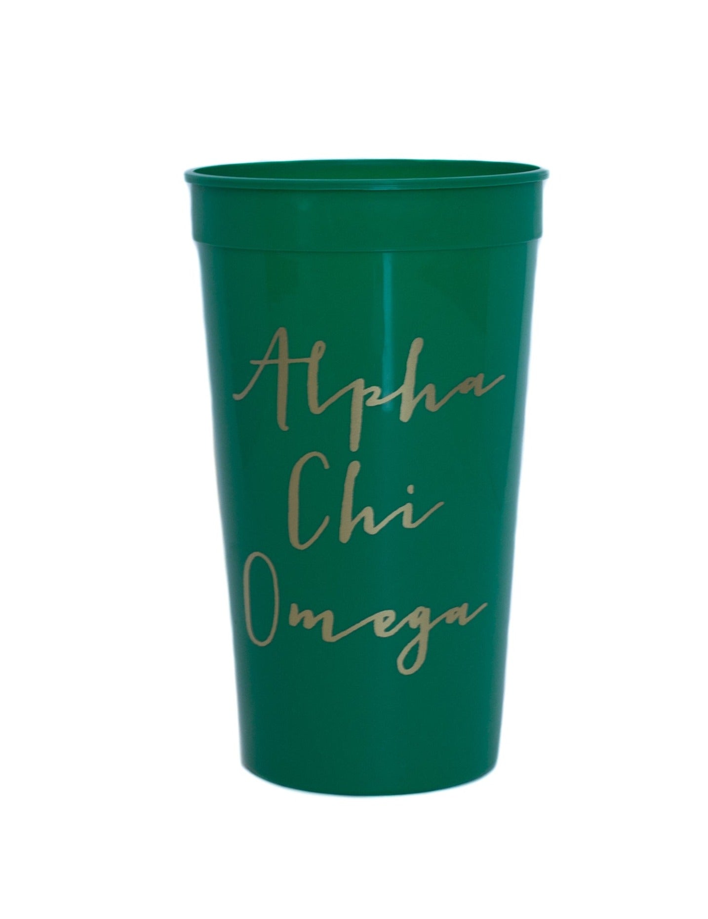 Alpha Chi Omega Gold Foil Stadium Cup