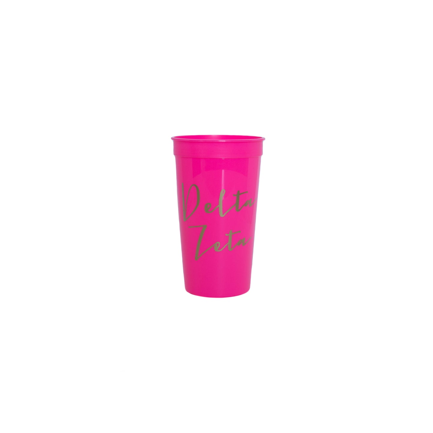 Delta Zeta Gold Foil Stadium Cup