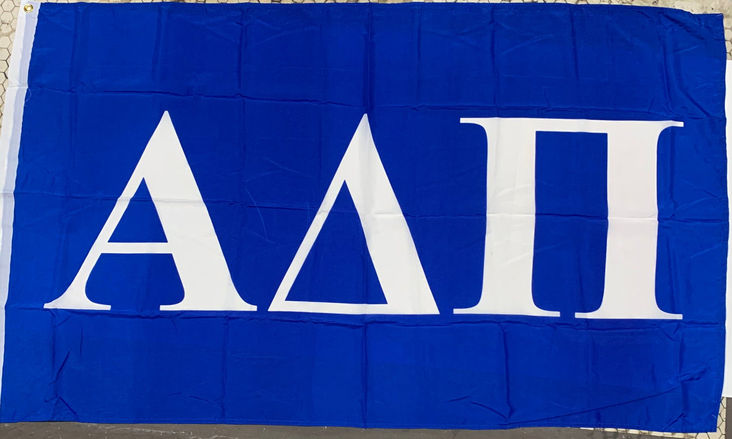 Alpha Delta Pi 3' x 5' Letter Flag