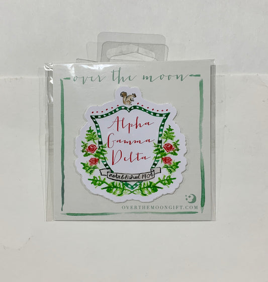 Alpha Gamma Delta Motif Decal