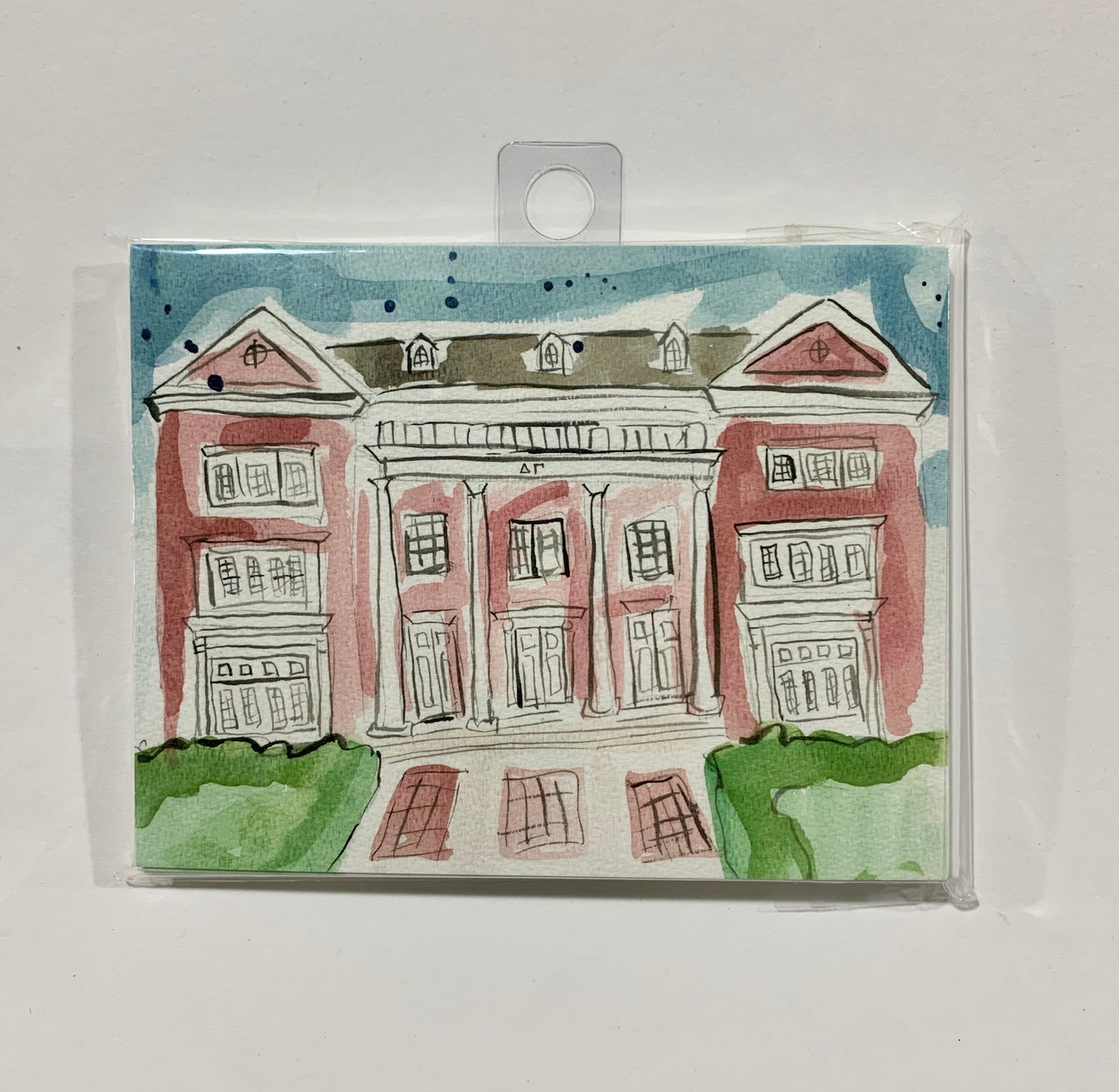 Delta Gamma Sorority House Notecard Set