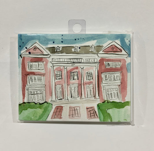 Delta Gamma Sorority House Notecard Set