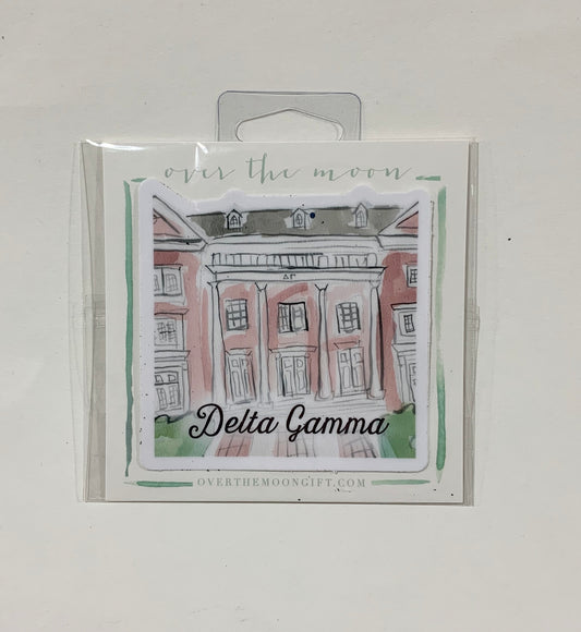 Delta Gamma Sorority House Decal