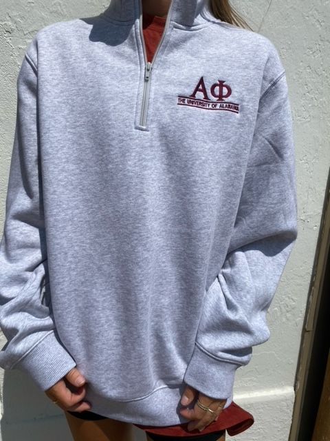 Alpha Phi 1/4 Zip