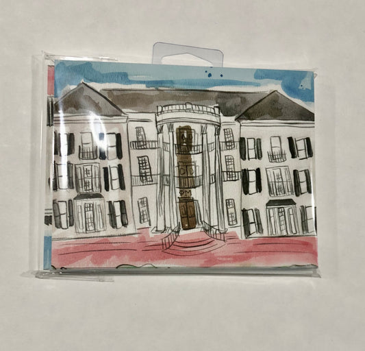 Phi Mu Sorority House Notecard Set