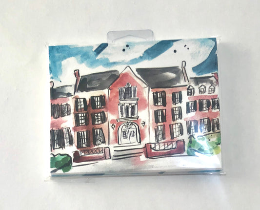 Kappa Alpha Theta Sorority House Notecard Set