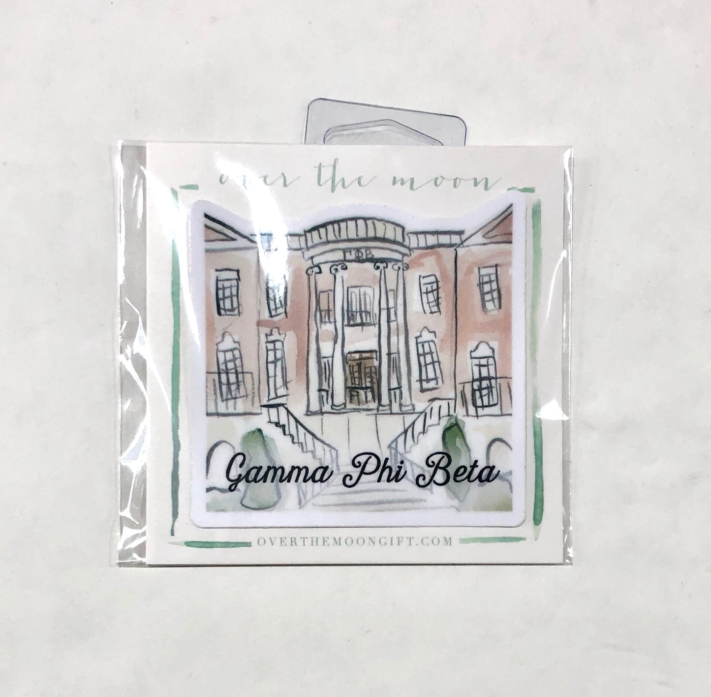 Gamma Phi Beta Sorority House Decal