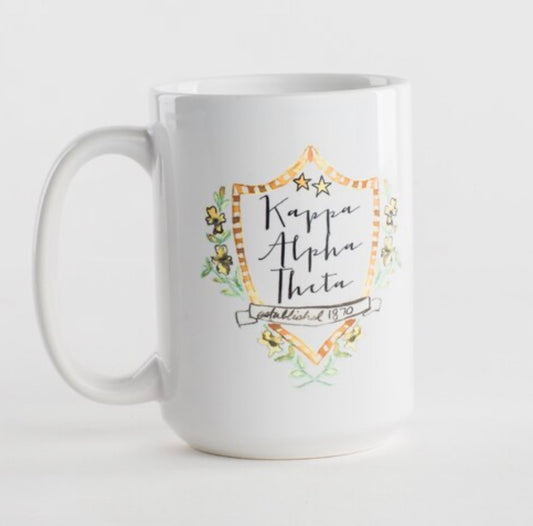Kappa Alpha Theta Motif Mug