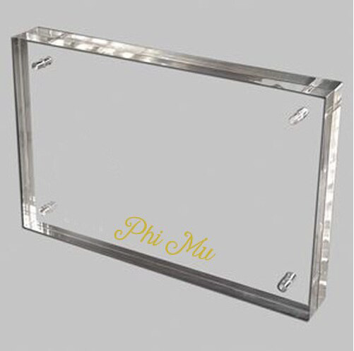 Phi Mu Acrylic Picture Frame