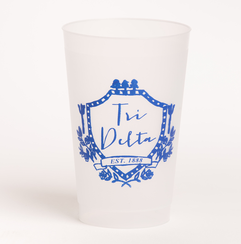 Delta Delta Delta Motif Frost Flex Cup