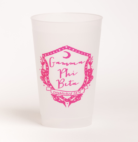 Gamma Phi Beta Motif Frost Flex Cup