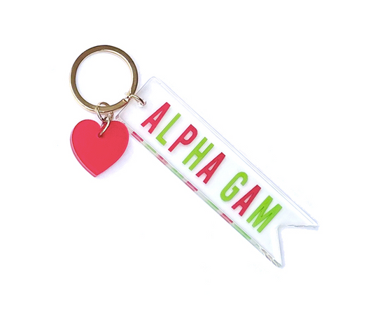 Alpha Gamma Delta Acrylic Keychain