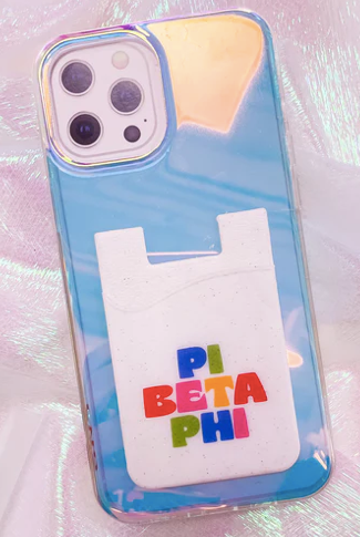 Alpha Delta Pi Shimmer Phone Wallet