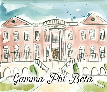 Gamma Phi Beta House Blanket