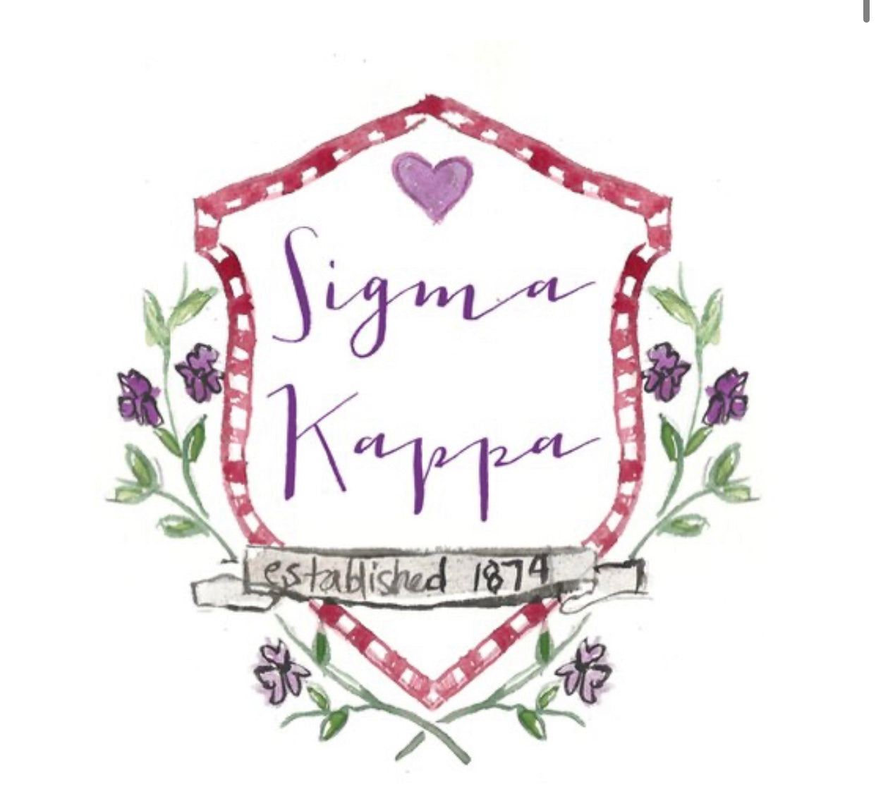 Sigma Kappa Motif Decal