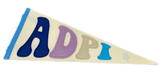 Alpha Delta Pi Pennant Flag