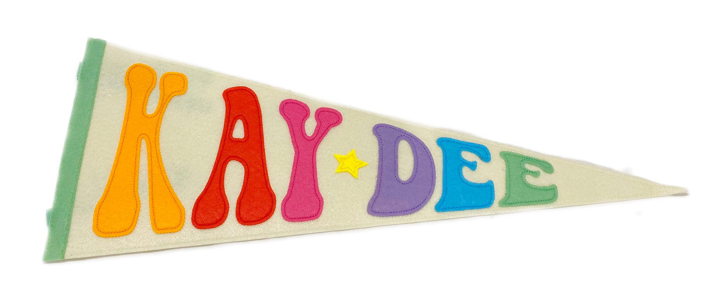 Kappa Delta Pennant Flag