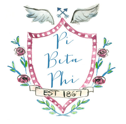 Pi Beta Phi Motif Decal